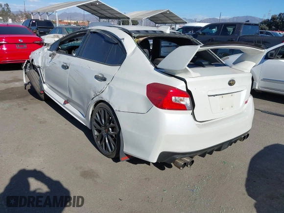 2019 Subaru WRX STI with VIN JF1VA2R67K9816715, listed as a IAAI auction lot 41253977 with 72,107 mi miles. Bid and sale history available at carsss.com. Image 3.