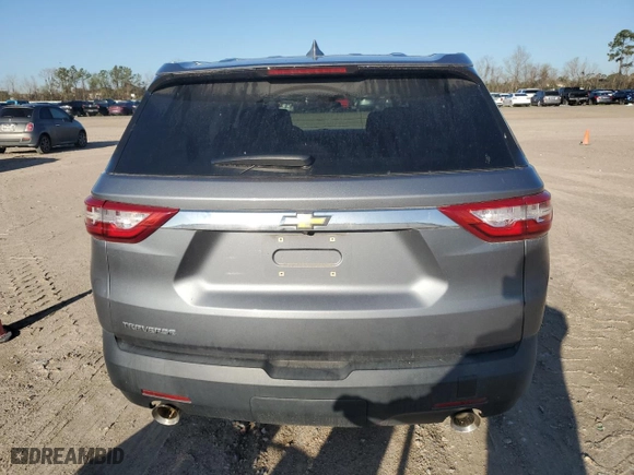 2019 Chevrolet Traverse LS with VIN 1GNERFKW0KJ120112, listed as a Copart auction lot 48493075 with 76,034 mi miles and Salvage Title. Bid and sale history available at carsss.com. Image 6.