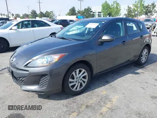 2012 Mazda Mazda3 i Touring with VIN JM1BL1L89C1676291, listed as a IAAI auction lot 42087895 with 61,805 mi miles. Bid and sale history available at carsss.com. Image 2.