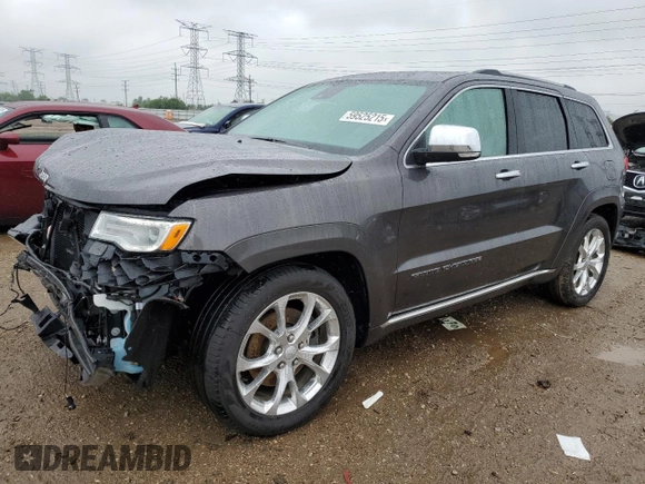 2019 Jeep Grand Cherokee Summit with VIN 1C4RJFJT4KC610260, listed as a Copart auction lot 59525215 with 38,303 mi miles and Salvage title. Bid and sale history available at DreamBid. Image 1.