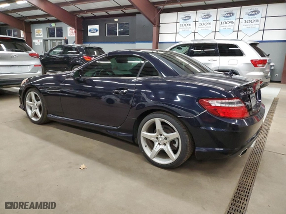 2014 Mercedes-Benz SLK-Class SLK 350 with VIN WDDPK5HA9EF076622, listed as a Copart auction lot 83435994 with 110,473 mi miles and Clean Title. Bid and sale history available at carsss.com. Image 2.