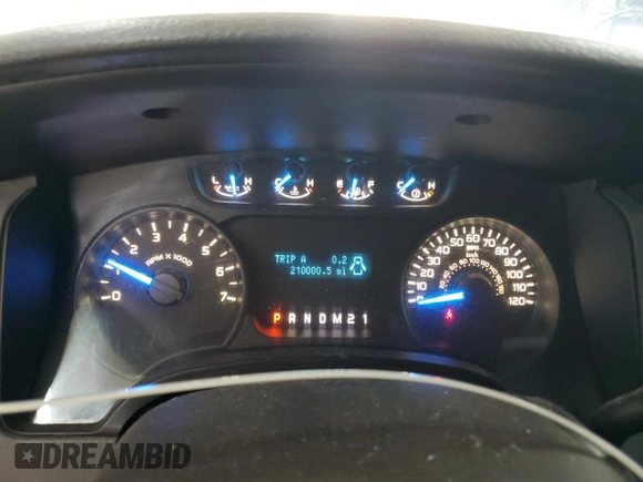 2013 Ford F-150 XL with VIN 1FTNF1CF5DKF04791, listed as a Copart auction lot 51874835 with 210,000 mi miles and Clean Title. Bid and sale history available at carsss.com. Image 9.