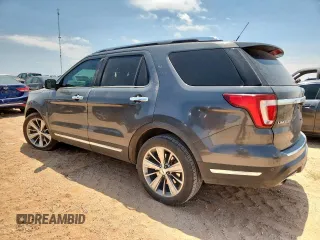 2018 Ford Explorer Limited with VIN 1FM5K7FH5JGB69277, listed as a Copart auction lot 56434715 with 73,933 mi miles and Clean title. Bid and sale history available at DreamBid. Image 2.