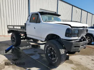 1994 Ford F-150 with VIN 1FTEF14N3RNA36989, listed as a Copart auction lot 80760184 with Not provided miles and Salvage title. Bid and sale history available at DreamBid. Image 4.