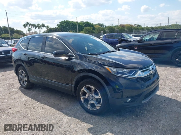 2017 Honda CR-V EX-L with VIN 7FARW1H80HE004721, listed as a IAAI auction lot 42063324 with 33,226 mi miles. Bid and sale history available at carsss.com. Image 1.