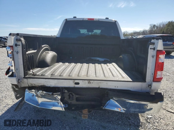 2023 Ford F-150 XL with VIN 1FTEX1CP3PKE58842, listed as a Copart auction lot 44503125 with 63,909 mi miles and Salvage title. Bid and sale history available at DreamBid. Image 6.