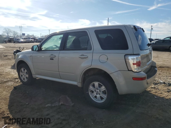 2009 Mercury Mariner with VIN 4M2CU81G69KJ06248, listed as a Copart auction lot 46681155 with 208,073 mi miles and Salvage title. Bid and sale history available at DreamBid. Image 2.