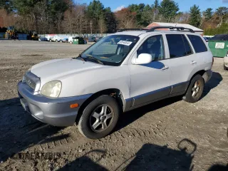 2004 Hyundai Santa Fe GLS with VIN KM8SC73D34U825791, listed as a Copart auction lot 80548534 with 124,080 mi miles and Clean Title. Bid and sale history available at carsss.com. Image 1.