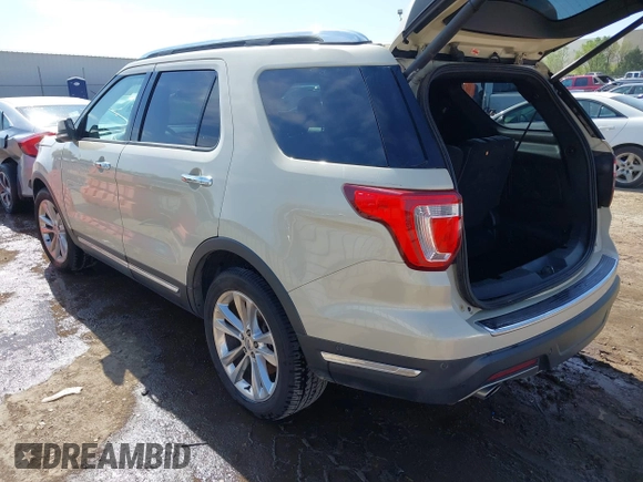 2018 Ford Explorer Limited z VIN 1FM5K7FH4JGA63211, wystawiony jako IAAI lot #41987810 z przebiegiem 89 442 mil mil oraz . Historia ofert i sprzedaży dostępna na DreamBid. Obrazek 3.