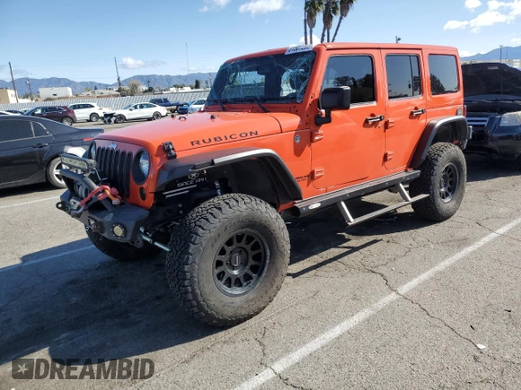 2015 Jeep Wrangler Unlimited Rubicon with VIN 1C4BJWFG7FL719038, listed as a Copart auction lot 51507205 with 62,664 mi miles and Salvage Title. Bid and sale history available at carsss.com. Image 1.