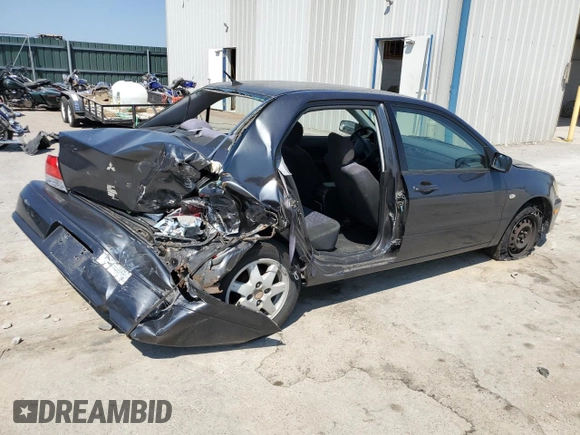 2002 Mitsubishi Lancer LS with VIN JA3AJ36E32U030366, listed as a Copart auction lot 68933044 with 0 mi miles and Salvage Title. Bid and sale history available at carsss.com. Image 3.
