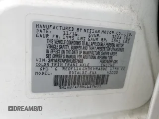 2017 Nissan Sentra SV z VIN 3N1AB7AP8HL657603, wystawiony jako Copart lot #58751815 z przebiegiem 137 151 mil mil oraz Nie do naprawy • Non repairable. Historia ofert i sprzedaży dostępna na DreamBid. Obrazek 12.