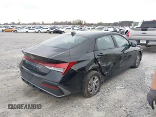 2024 Hyundai Elantra SE with VIN KMHLL4DG5RU799018, listed as a IAAI auction lot 41617298 with 6,557 mi miles and . Bid and sale history available at carsss.com. Image 6.