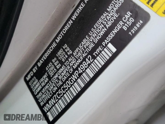 2016 MINI Countryman S z VIN WMWZC5C50GWP49842, wystawiony jako Copart lot #58010835 z przebiegiem 64 659 mil mil oraz Szkoda całkowita • Salvage title. Historia ofert i sprzedaży dostępna na DreamBid. Obrazek 12.