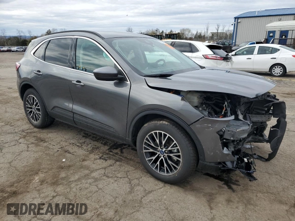 2022 Ford Escape Titanium Plug-In Hybrid with VIN 1FMCU0LZ9NUA41010, listed as a Copart auction lot 52054455 with 45,323 mi miles and Salvage title. Bid and sale history available at DreamBid. Image 4.