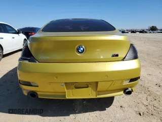 2006 BMW 6 Series 650Ci with VIN WBAEH13466CR50242, listed as a Copart auction lot 43722085 with 163,867 mi miles and Clean Title. Bid and sale history available at carsss.com. Image 6.