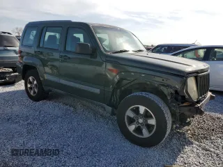 2008 Jeep Liberty Sport with VIN 1J8GP28K48W106979, listed as a Copart auction lot 54400165 with 182,179 mi miles and Non Repairable. Bid and sale history available at DreamBid. Image 4.
