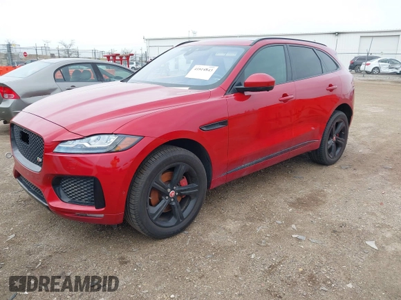 2019 Jaguar F-Pace S with VIN SADCM2FV7KA363378, listed as a IAAI auction lot 41814843 with 191,421 mi miles and . Bid and sale history available at DreamBid. Image 18.