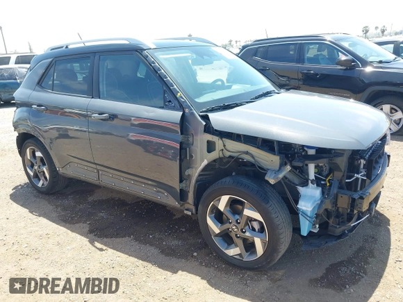 2023 Hyundai Venue SEL with VIN KMHRC8A30PU261651, listed as a IAAI auction lot 42300142 with 23,698 mi miles and . Bid and sale history available at DreamBid. Image 1.