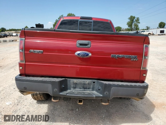 2014 Ford F-150 SVT Raptor with VIN 1FTFW1R60EFA69717, listed as a Copart auction lot 67408424 with 184,866 mi miles and Salvage Title. Bid and sale history available at carsss.com. Image 6.