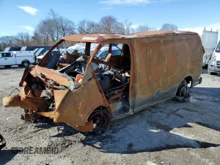 2002 Chevrolet Express Cargo with VIN 1GCHG35R721101492, listed as a Copart auction lot 45715765 with Not provided miles and Salvage title. Bid and sale history available at DreamBid. Image 1.