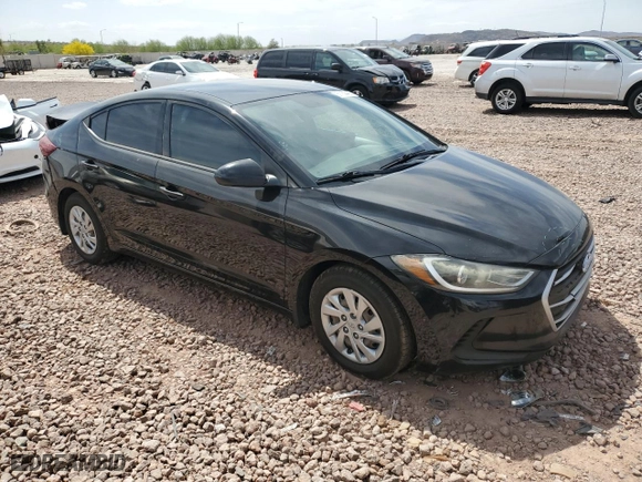 2018 Hyundai Elantra SE with VIN KMHD74LFXJU609445, listed as a Copart auction lot 51160485 with 129,148 mi miles and Salvage Title. Bid and sale history available at carsss.com. Image 4.