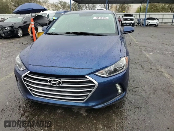 2017 Hyundai Elantra Limited z VIN 5NPD84LF0HH072770, wystawiony jako Copart lot #55665015 z przebiegiem 70 485 mil mil oraz Szkoda całkowita • Salvage title. Historia ofert i sprzedaży dostępna na DreamBid. Obrazek 14.