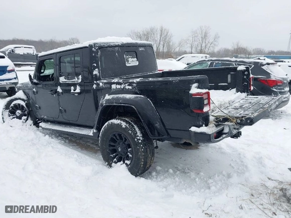2021 Jeep Gladiator Overland with VIN 1C6HJTFG3ML568275, listed as a IAAI auction lot 41232981 with 43,653 mi miles. Bid and sale history available at carsss.com. Image 3.