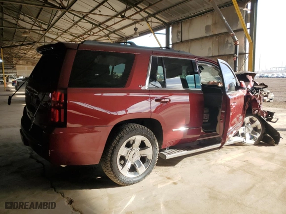 2018 Chevrolet Tahoe LT with VIN 1GNSCBKC1JR343195, listed as a Copart auction lot 43993575 with 0 mi miles and Salvage Title. Bid and sale history available at carsss.com. Image 3.