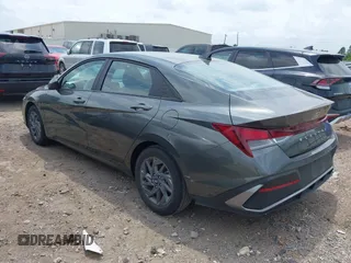 2024 Hyundai Elantra SEL with VIN KMHLM4DG9RU787905, listed as a IAAI auction lot 42157913 with 23,122 mi miles. Bid and sale history available at carsss.com. Image 3.