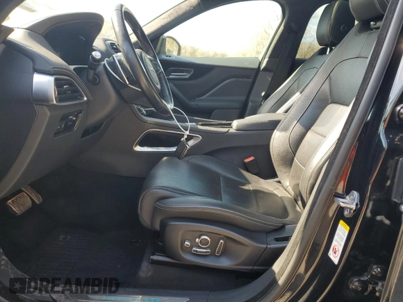 2019 Jaguar F-Pace S with VIN SADCM2FV8KA398771, listed as a Copart auction lot 53560745 with 60,347 mi miles and Salvage Title. Bid and sale history available at DreamBid. Image 7.
