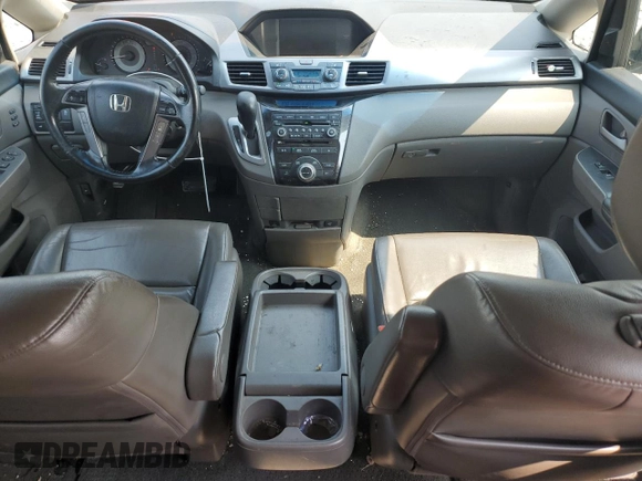 2013 Honda Odyssey Touring with VIN 5FNRL5H93DB017932, listed as a Copart auction lot 60112165 with 110,761 mi miles and Salvage title. Bid and sale history available at DreamBid. Image 8.