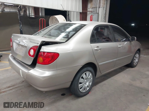 2003 Toyota Corolla CE with VIN 1NXBR32E63Z159929, listed as a IAAI auction lot 41830298 with 158,599 mi miles and . Bid and sale history available at DreamBid. Image 4.