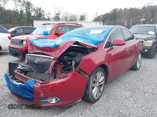 2013 Buick Verano Leather Group with VIN 1G4PS5SK4D4113626, listed as a IAAI auction lot 41622643 with 132,610 mi miles. Bid and sale history available at carsss.com. Image 2.