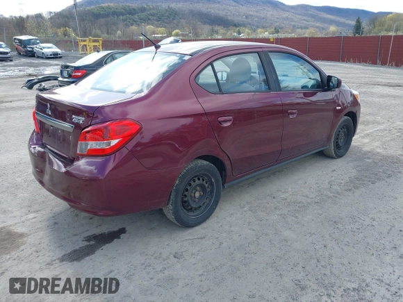2019 Mitsubishi Mirage ES z VIN ML32F3FJ9KHF00323, wystawiony jako IAAI lot #41978070 z przebiegiem 117 512 mil mil oraz . Historia ofert i sprzedaży dostępna na DreamBid. Obrazek 4.