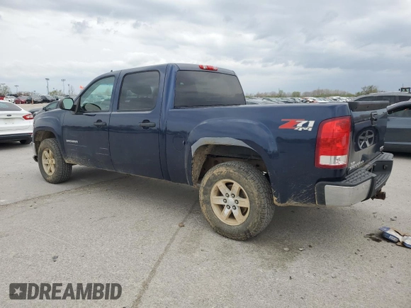 2012 GMC Sierra 1500 SLE with VIN 3GTP2VE70CG257543, listed as a Copart auction lot 51499435 with 195,636 mi miles and Salvage title. Bid and sale history available at DreamBid. Image 2.