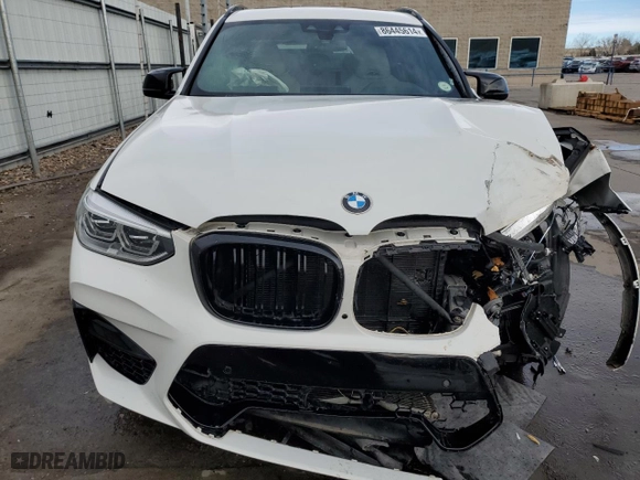 2020 BMW X3 M Competition with VIN 5YMTS0C06L9B27171, listed as a Copart auction lot 86445614 with NaN miles and Salvage Title. Bid and sale history available at carsss.com. Image 5.