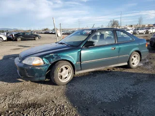 1998 Honda Civic DX with VIN 1HGEJ6221WL116188, listed as a Copart auction lot 47105105 with 50,017 mi miles and Salvage Title. Bid and sale history available at carsss.com. Image 1.