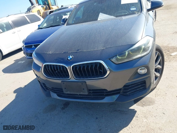 2018 BMW X2 sDrive28i with VIN WBXYJ3C3XJEJ82269, listed as a IAAI auction lot 41754391 with 106,007 mi miles. Bid and sale history available at carsss.com. Image 6.