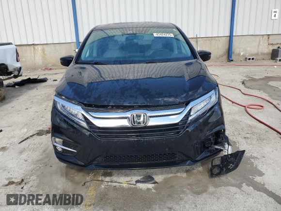 2020 Honda Odyssey Elite with VIN 5FNRL6H91LB032529, listed as a Copart auction lot 47424275 with 54,500 mi miles and Salvage Title. Bid and sale history available at DreamBid. Image 5.