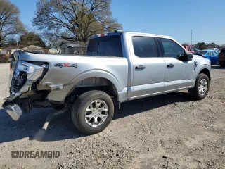 2023 Ford F-150 XL with VIN 1FTFW1E81PKG15779, listed as a Copart auction lot 46870415 with 15,691 mi miles and Salvage Title. Bid and sale history available at carsss.com. Image 3.