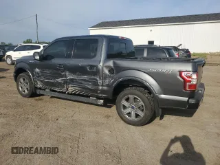 2019 Ford F-150 XL with VIN 1FTEW1EP7KFB35766, listed as a Copart auction lot 58234955 with 76,489 mi miles and Salvage title. Bid and sale history available at DreamBid. Image 2.