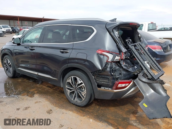 2020 Hyundai Santa Fe Limited with VIN 5NMS53AA8LH213608, listed as a IAAI auction lot 41787079 with 53,634 mi miles and . Bid and sale history available at DreamBid. Image 14.