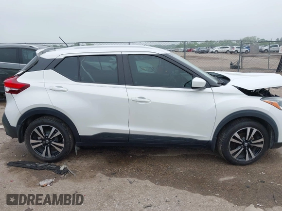2020 Nissan Kicks SV with VIN 3N1CP5CV9LL500956, listed as a IAAI auction lot 42164189 with 51,678 mi miles and . Bid and sale history available at DreamBid. Image 13.