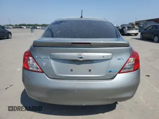 2013 Nissan Versa S Plus with VIN 3N1CN7AP3DL863681, listed as a Copart auction lot 76935524 with 86,971 mi miles and Salvage title. Bid and sale history available at DreamBid. Image 6.