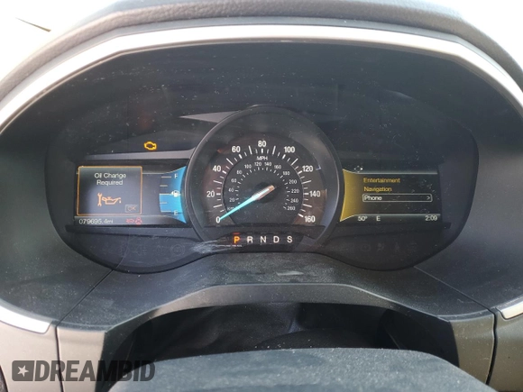 2015 Ford Edge SEL with VIN 2FMTK4J88FBB20988, listed as a Copart auction lot 45712615 with 79,695 mi miles and Salvage Title. Bid and sale history available at carsss.com. Image 9.
