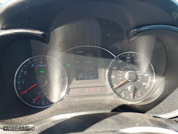 2014 Kia Forte LX with VIN KNAFX4A60E5057547, listed as a Copart auction lot 81062854 with 191,597 mi miles and Salvage Title. Bid and sale history available at carsss.com. Image 9.