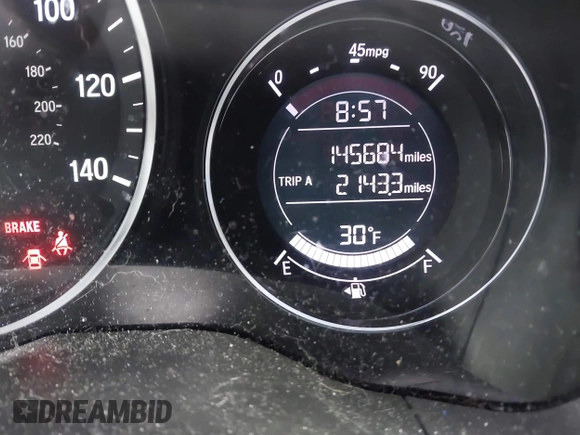 2017 Honda HR-V LX with VIN 3CZRU6H36HM714179, listed as a IAAI auction lot 41745569 with 145,684 mi miles. Bid and sale history available at carsss.com. Image 7.