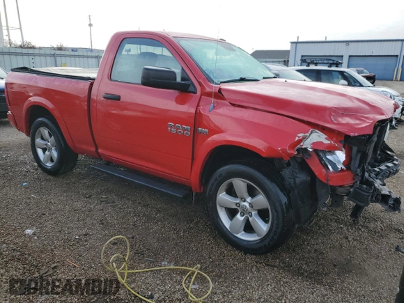 2013 Ram 1500 Express with VIN 3C6JR7AT9DG596620, listed as a Copart auction lot 87879805 with 178,554 mi miles and Salvage title. Bid and sale history available at DreamBid. Image 4.