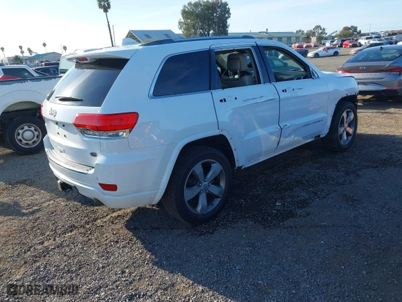 2014 Jeep Grand Cherokee Overland with VIN 1C4RJFCG8EC162271, listed as a IAAI auction lot 41827017 with 183,447 mi miles. Bid and sale history available at carsss.com. Image 4.